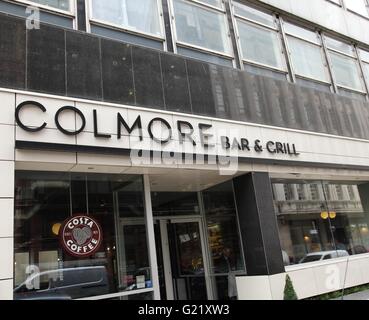 Colmore Bar and Grill sur Waterloo Street, Birmingham Banque D'Images