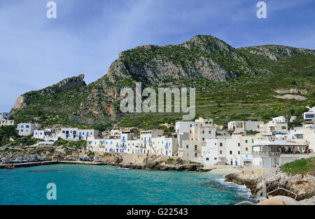 Levanzo, Île Egadi, Sicile, Italie, Méditerranée, Europe Banque D'Images