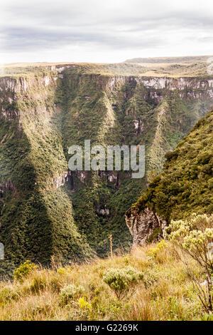 Canyon Fortaleza, Rio Grande do Sul, Brésil Banque D'Images