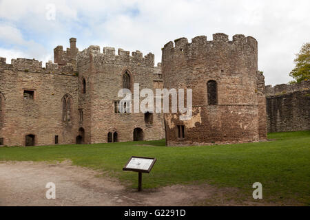 Ludlow Castle, Ludlow, Shropshire, Angleterre Banque D'Images