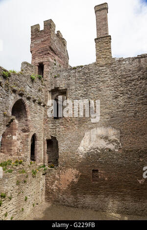 Château de Ludlow, Ludlow, Shropshire, Angleterre, Royaume-Uni Banque D'Images