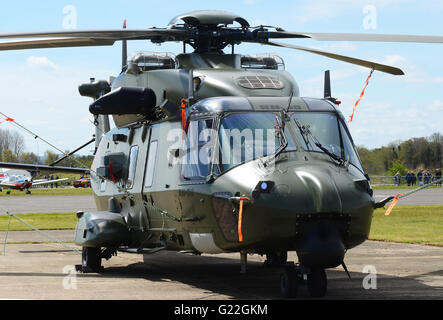 Le NH90 est un NHIndustries moyennes, bi-moteur, multi-rôle hélicoptère militaire. C'est un composant de l'air belge 'Kaiman' Banque D'Images