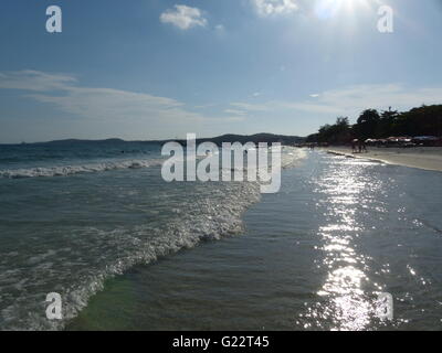Thaïlande - Ko Samet Island située à environ 200 km au sud-est de Bangkok est une destination populaire pour le marché intérieur et intern Banque D'Images