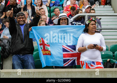 Londres, Royaume-Uni. 22 mai 2016. Londres HSBC Sevens world series à Twickenham. Credit : Elsie Kibue / Alamy Live News Banque D'Images