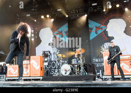 Columbus, Ohio, USA. 22 mai, 2016. de Au Drive-In effectue en direct durant Rock sur la gamme music festival à Columbus Crew Stadium à Columbus, Ohio Crédit : Daniel DeSlover/ZUMA/Alamy Fil Live News Banque D'Images