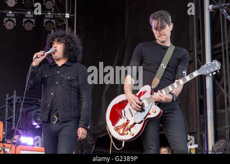 Columbus, Ohio, USA. 22 mai, 2016. de Au Drive-In effectue en direct durant Rock sur la gamme music festival à Columbus Crew Stadium à Columbus, Ohio Crédit : Daniel DeSlover/ZUMA/Alamy Fil Live News Banque D'Images