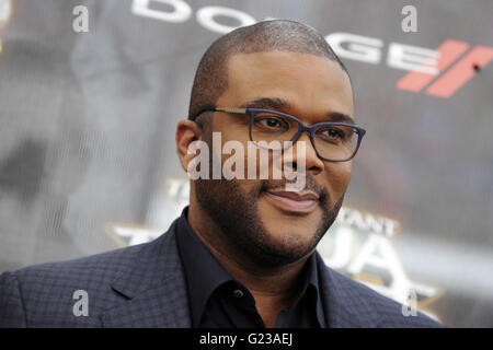 La ville de New York. 22 mai, 2016. Tyler Perry assiste à la 'Teenage Mutant Ninja Turtles : De l'ombre' en première mondiale au Madison Square Garden le 22 mai 2016 dans la ville de New York. | Verwendung weltweit © dpa/Alamy Live News Banque D'Images