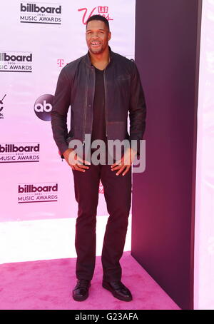 LAS VEGAS, NV - 22 mai : la personnalité de télévision Michael Strahan assiste au Billboard Music Awards 2016 à T-Mobile Arena le 22 mai 2016 à Las Vegas, Nevada. | Verwendung weltweit Banque D'Images