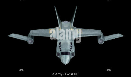 Vaisseau spatial futur . Image 3D . Ma propre conception Banque D'Images