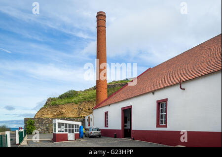 Vue extérieure du bâtiment du musée du rhum à Porto da Cruz, à Madère Banque D'Images