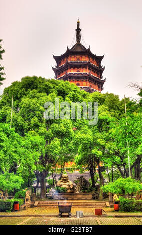 29 Huigong East yj la Pagode à Bao'en Temple à Suzhou, Chine Banque D'Images