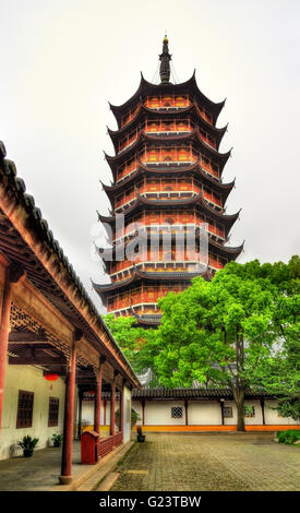 29 Huigong East yj la Pagode à Bao'en Temple à Suzhou, Chine Banque D'Images