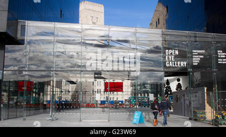 Liverpool's Open Eye Gallery, l'un des principaux espaces de photographie au Royaume-Uni depuis 1977, est situé en front de mer de Liverpool. Banque D'Images