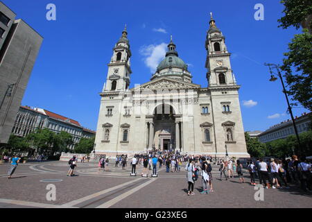 Un mariage, Saint Stephen's Basilica, Budapest, Hongrie Banque D'Images