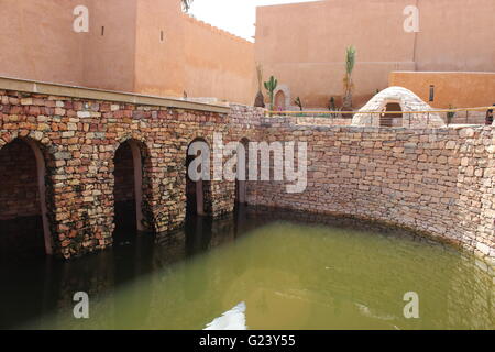 Blue Spring dans la médina de Tiznit (sud du Maroc) Banque D'Images