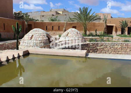 Blue Spring dans la médina de Tiznit (sud du Maroc) Banque D'Images