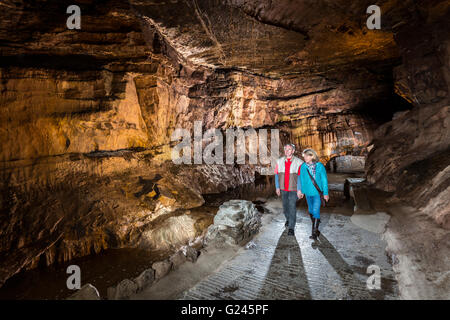 Grotte de la cathédrale, le Parc National des Brecon Beacons, Powys, Wales, UK Banque D'Images