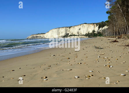 D'Eraclea Minoa, plage, côte sud, île de Sicile, Sicile, Italie, Méditerranée, Europe Banque D'Images