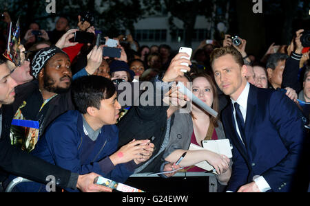 Tom Hiddleston au BFI London Film Festival, Festival de Gala de haute taille, à l'odeon Leicester Square, à Londres, en Angleterre. Banque D'Images