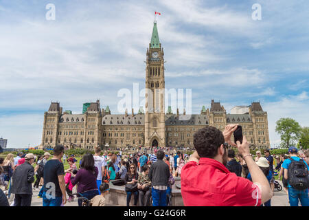 Le Parlement du Canada à Ottawa Banque D'Images