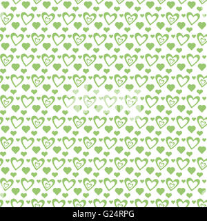 Arrière-plan de motif coeur transparent Banque D'Images