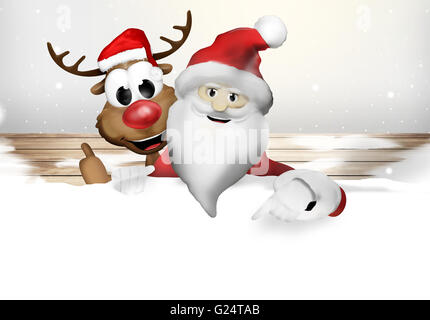 Joyeux Noël Modern Banque D'Images