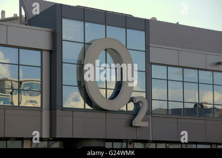 O2 office, Skypark building Finnieston Glasgow, Écosse, Royaume-Uni. Banque D'Images