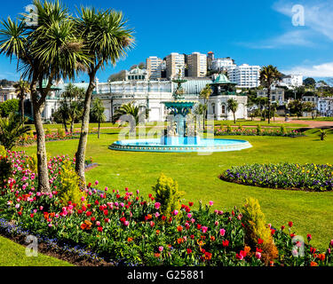 Go - DEVON : Princess Gardens et Pavilion, Torquay, Riviera Anglaise Banque D'Images