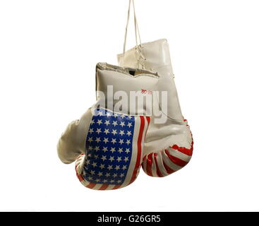 Gants de boxe Banque D'Images