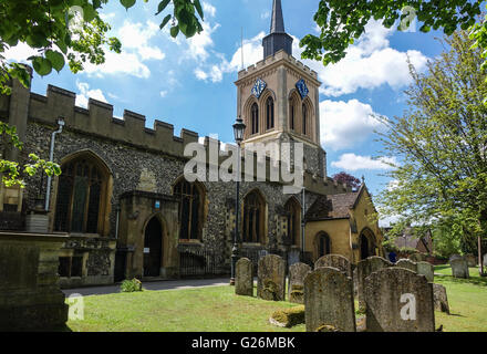 St Mary the Virgin, Baldock , Hertfordshire, Royaume-Uni Banque D'Images