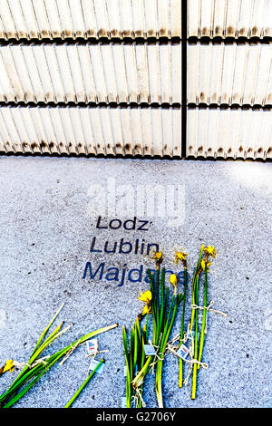 Judenplatz Holocaust Memorial, le centre mémorial pour les victimes autrichiennes de l'Holocauste ; Banque D'Images