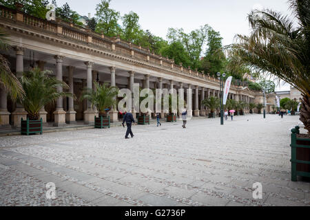 Moulin Colonnade, Karlovy Vary, Karlovy Vary, République Tchèque, Europe Banque D'Images