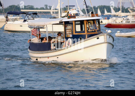 Bateau dans le port d'Annapolis - Banque D'Images