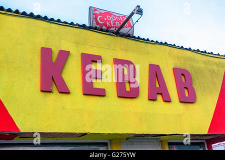 Restauration rapide, kebab, Banska Bystrica, Slovaquie, Europe Banque D'Images