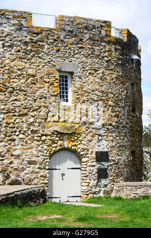 Site historique d'État colonial Pemaquid Banque D'Images