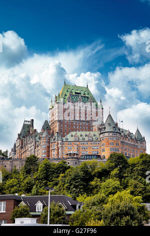 Hôtel Château Frontenac à Québec, Canada Banque D'Images