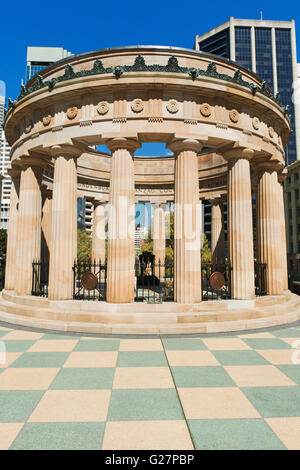 Lieu de culte du souvenir, Anzac Square, Brisbane, Queensland, Australie Banque D'Images