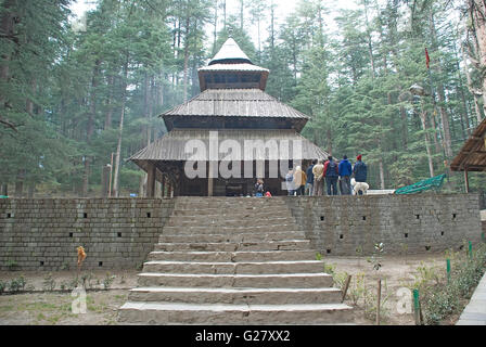 Temple Hadimba, Manali, Himachal Pradesh, Inde Banque D'Images