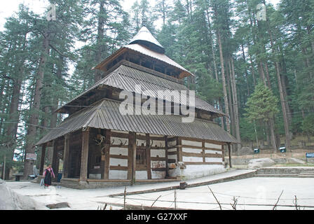 Temple Hadimba, Manali, Himachal Pradesh, Inde Banque D'Images