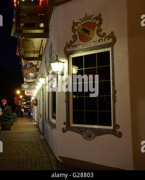 Sentiment de vacances en ville, Leavenworth,WA,USA Banque D'Images