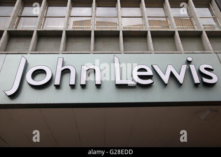 John Lewis store dans Oxford Street. Banque D'Images