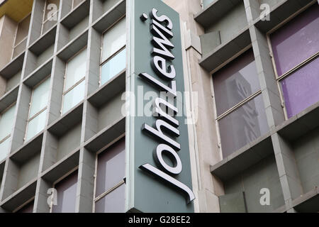 John Lewis store dans Oxford Street. Banque D'Images