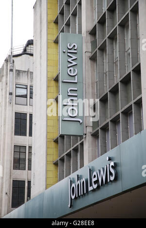 John Lewis store dans Oxford Street. Banque D'Images