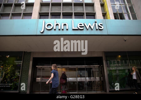 John Lewis store dans Oxford Street. Banque D'Images