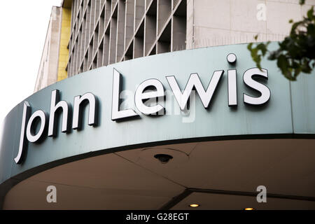 John Lewis store dans Oxford Street. Banque D'Images