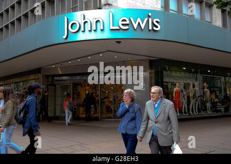 John Lewis store dans Oxford Street. Banque D'Images