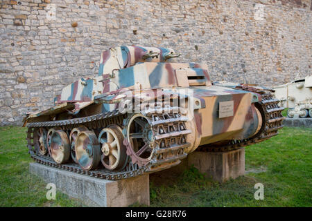 Panzer I au Musée militaire de Belgrade, Serbie Banque D'Images