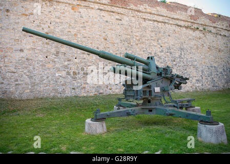 L'allemand Flak 38/39 Anti-Aircraft Gun au Musée militaire de Belgrade, Serbie Banque D'Images