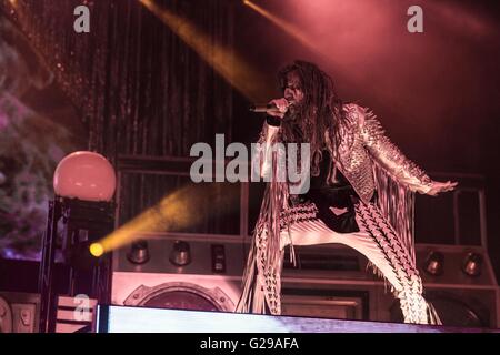 Columbus, Ohio, USA. 21 mai, 2016. ROB ZOMBIE effectue en direct durant Rock sur la gamme music festival à Columbus Crew Stadium à Columbus, Ohio © Daniel DeSlover/ZUMA/Alamy Fil Live News Banque D'Images