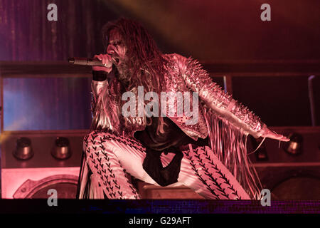 Columbus, Ohio, USA. 21 mai, 2016. ROB ZOMBIE effectue en direct durant Rock sur la gamme music festival à Columbus Crew Stadium à Columbus, Ohio © Daniel DeSlover/ZUMA/Alamy Fil Live News Banque D'Images